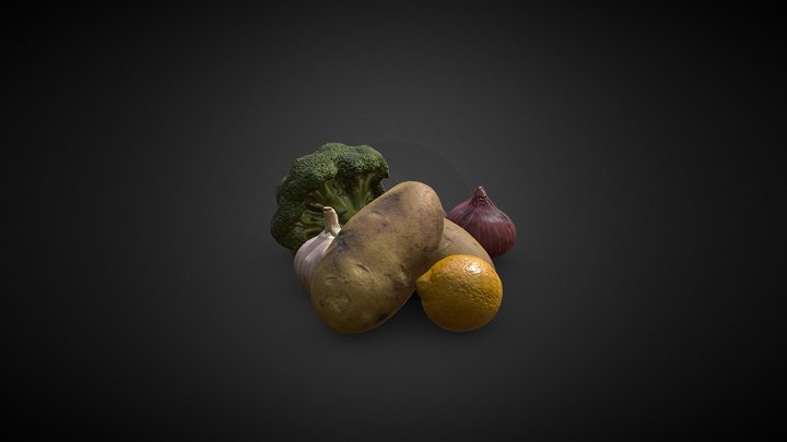 Photoscan of vegetables 3D Model