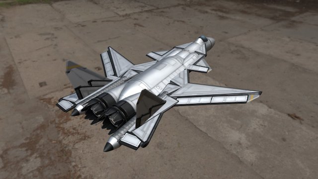 KSP Sukhoi Su-47 "Berkut" 3D Model