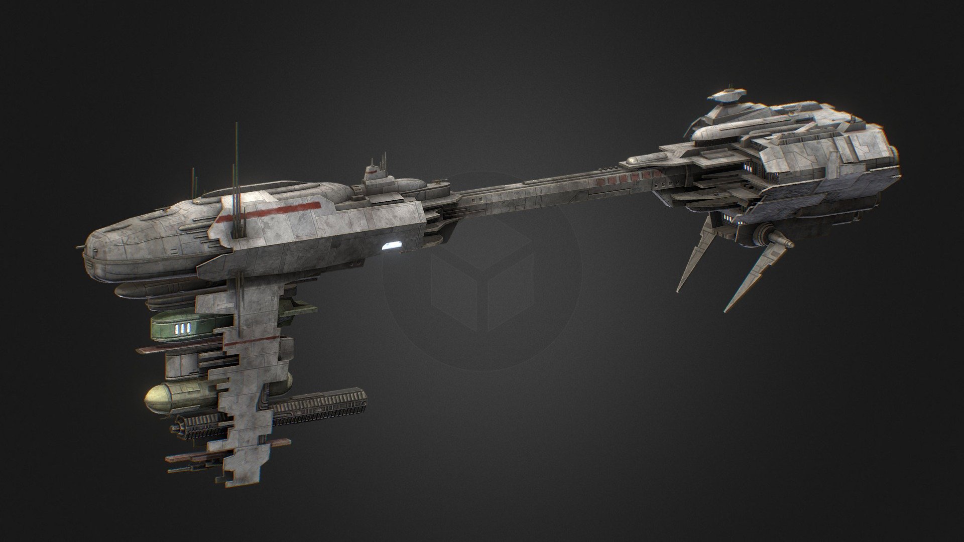 Nebulon-B Frigate - 3D Model By Kharak [331c70b] - Sketchfab