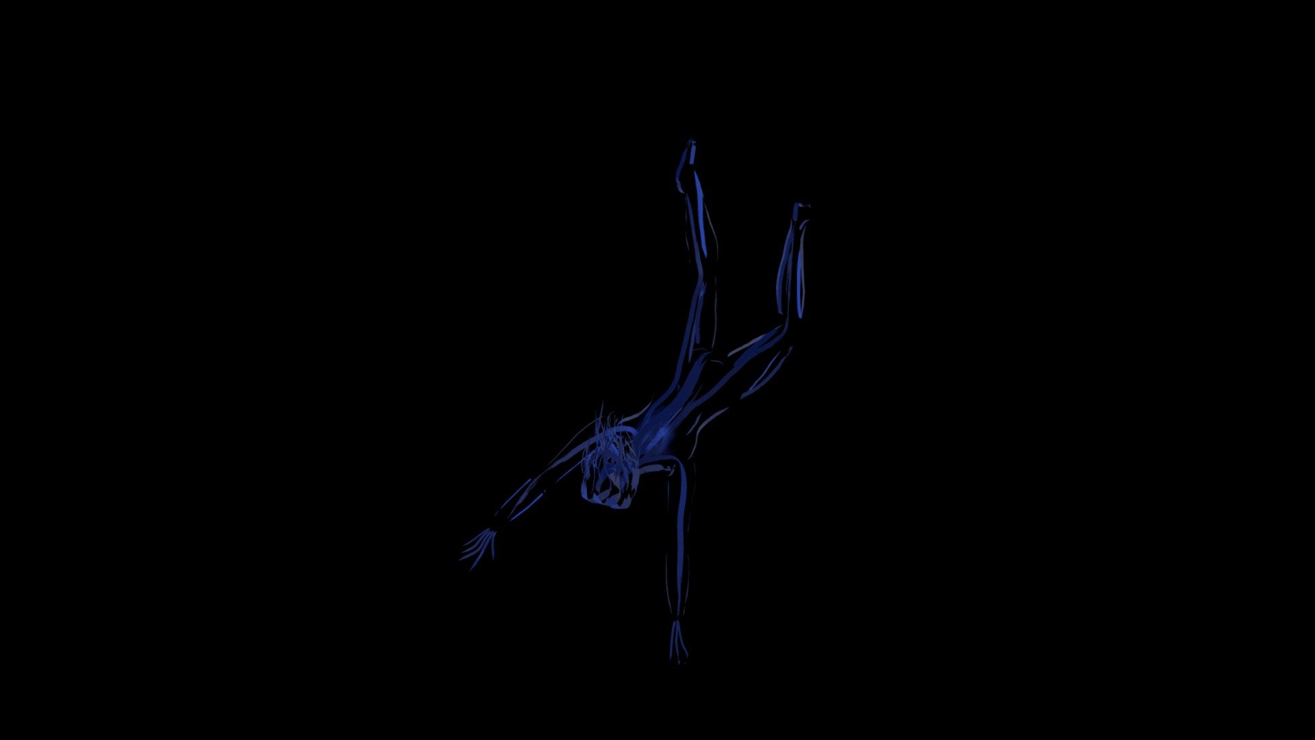 banksy falling lady