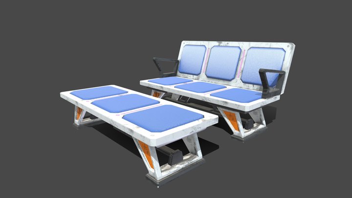 Futuristic Chair 3D Model