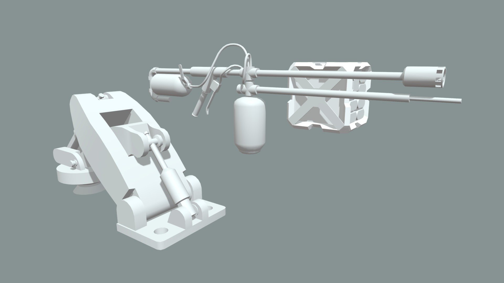 8th Homework. Lowpoly models.