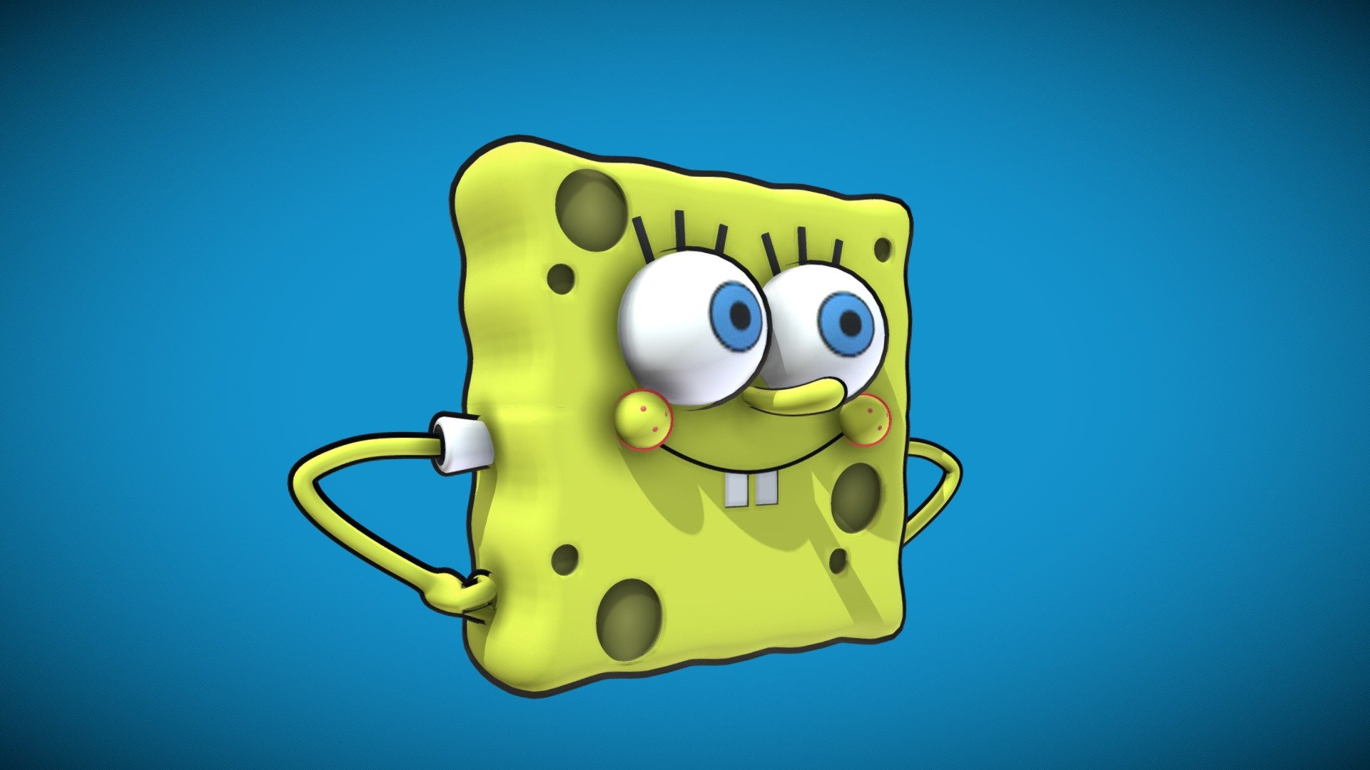 Spongebob Download Free 3D model by Brendan Wood (brendanwood872