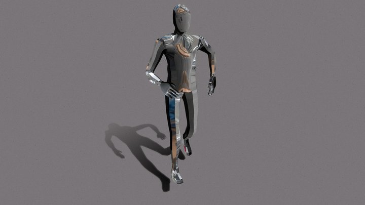 Enemy Bot 3D Model
