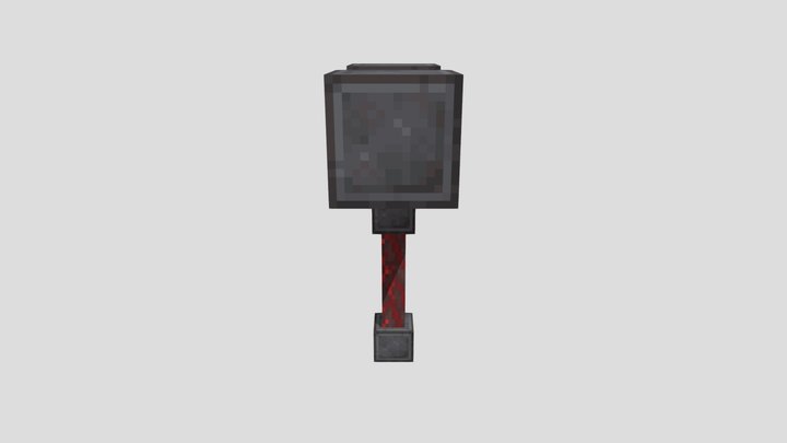 Minecraft Hammer 3D Model