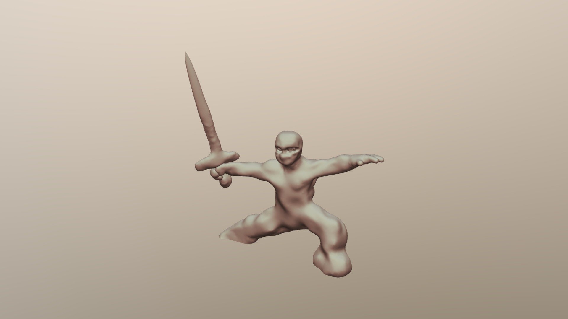 Ninja mit Schwert 2