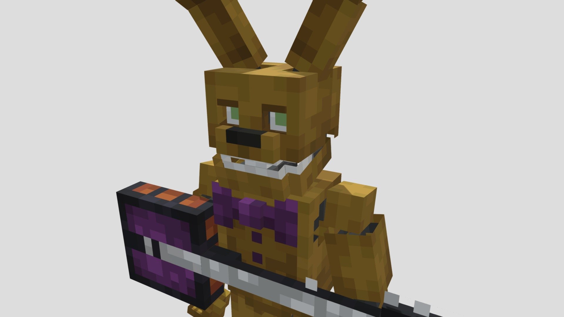 Minecraft SpringBonnie [FNAF] Download Free 3D model by User_no_found