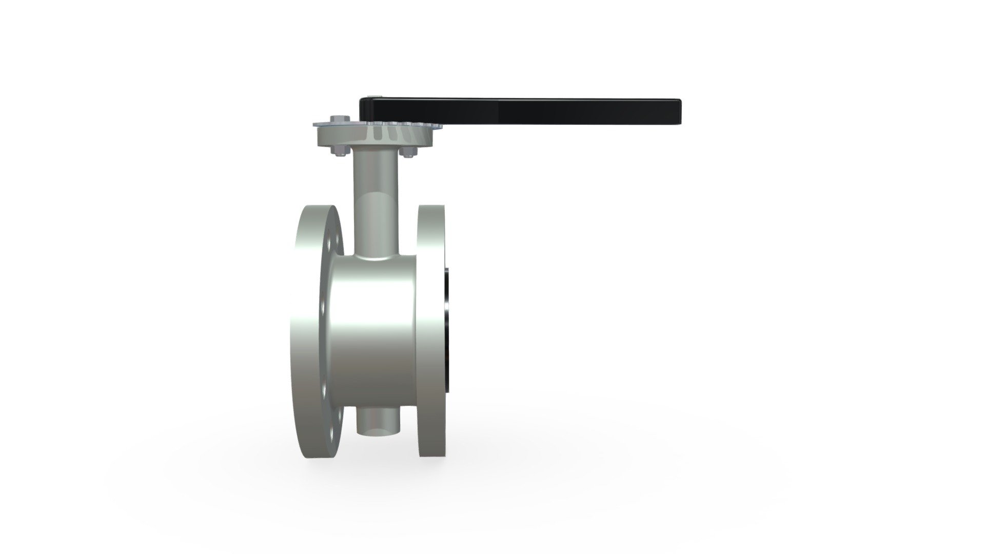 DIN-EN Double Flange Type Manual Butterfly Valve