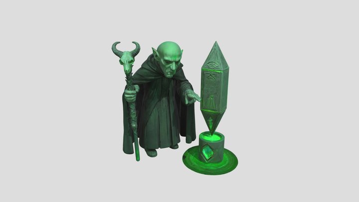 ancient ender of realms, #villain# 3D Model