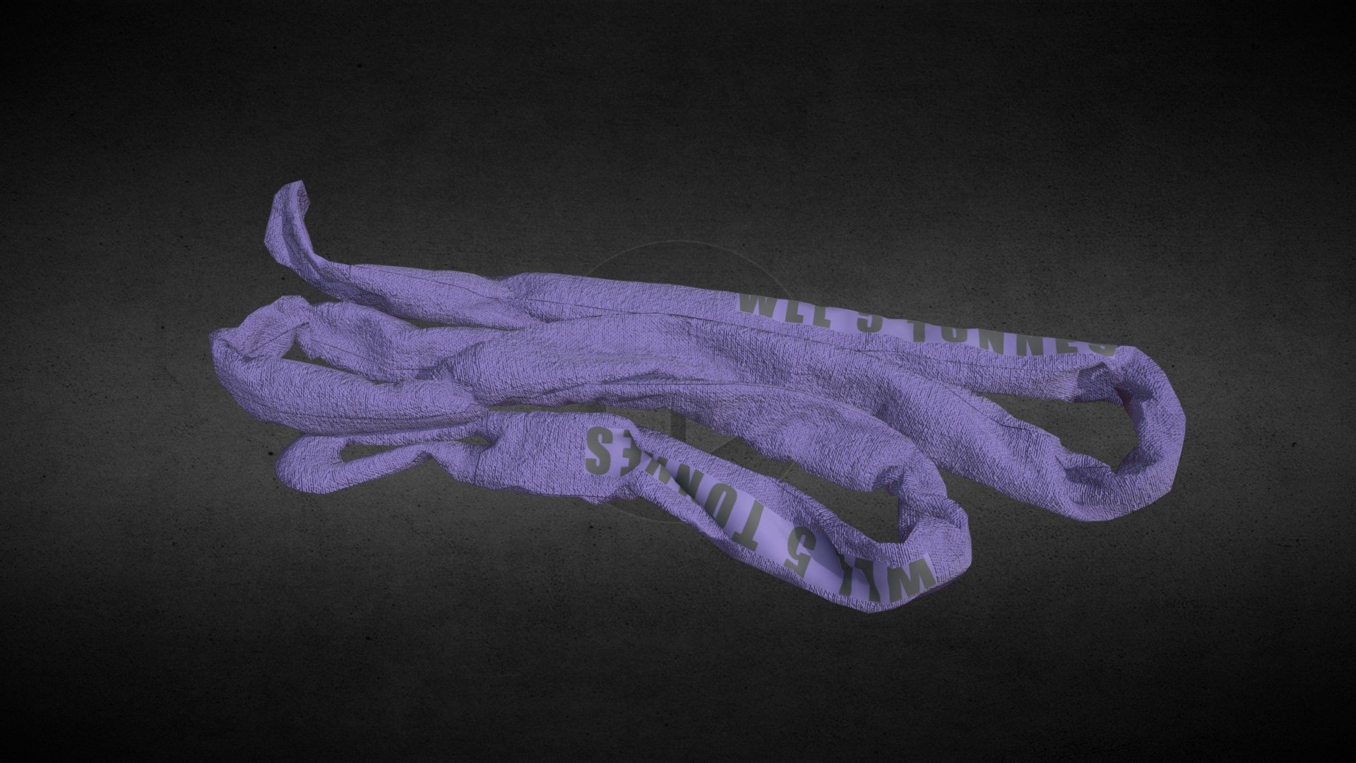 BRACA DI TRAZIONE - FUNE WLL 5 TONNES - Buy Royalty Free 3D model by ...