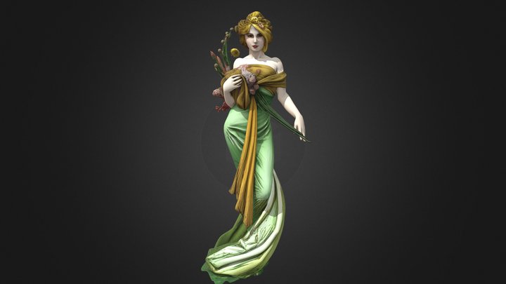 La Nature - Mucha – Modello 3D gratuito STL