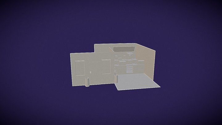 Theater Concession Stand 3D Model