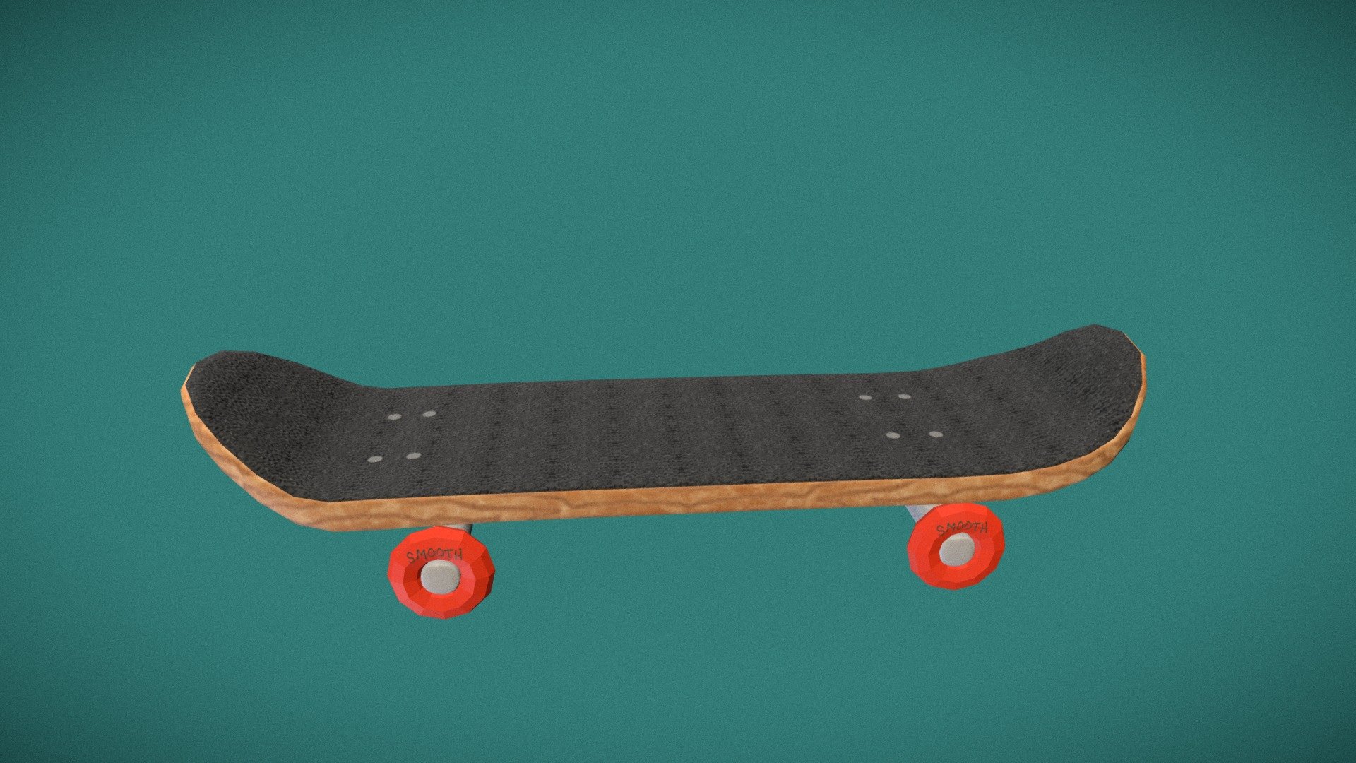 Skateboard 3D model by Ramsey Hashem (ramseyhashem) [332656e