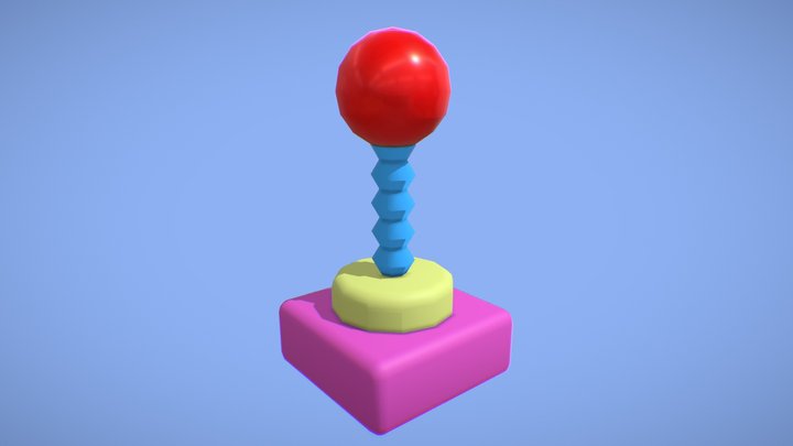 silly joystick 3D Model