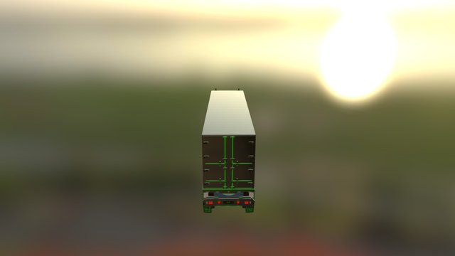 UberTrucked Modded Freightliner 3D Model