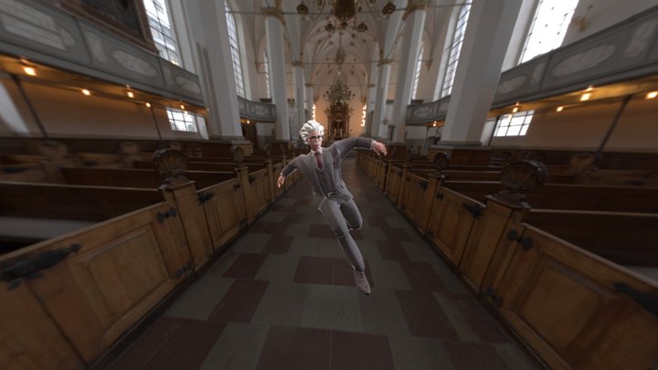 Albert dancing 3D Model