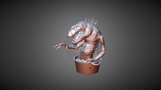 Crock Pot Monster 3D Model