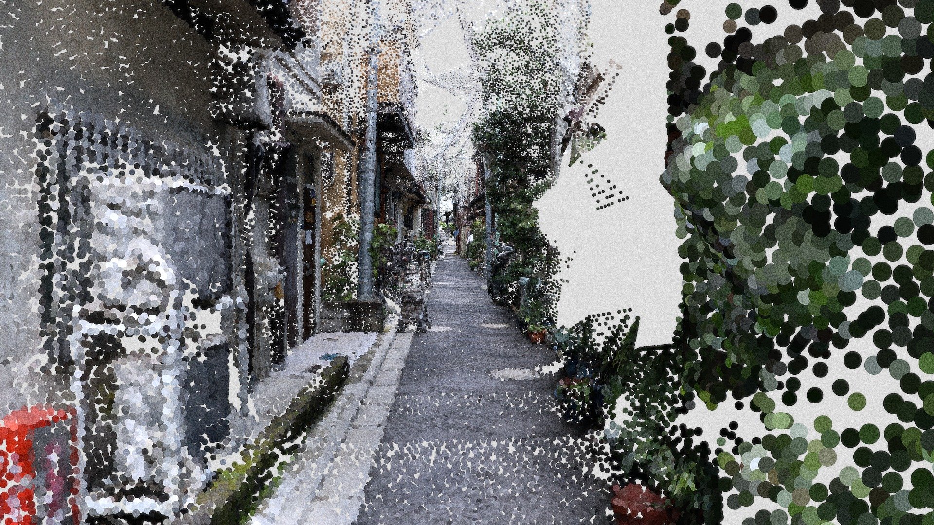 Path in Yanaka, Taito City: 台東区谷中の小道