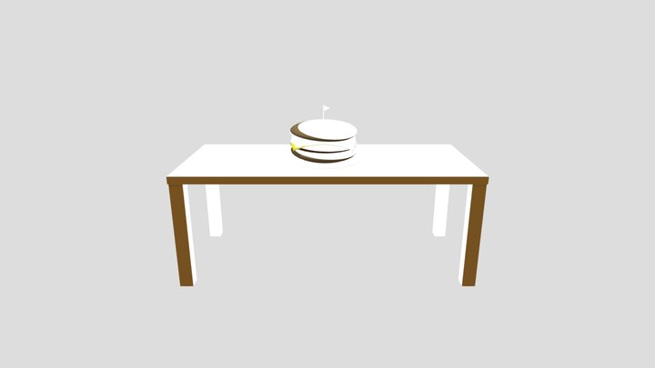 Low-poly Burger