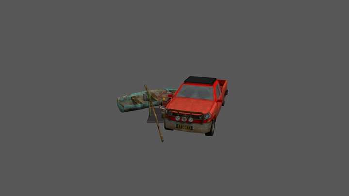 DAE 5 Finished Props - Forest Loner 3D Model