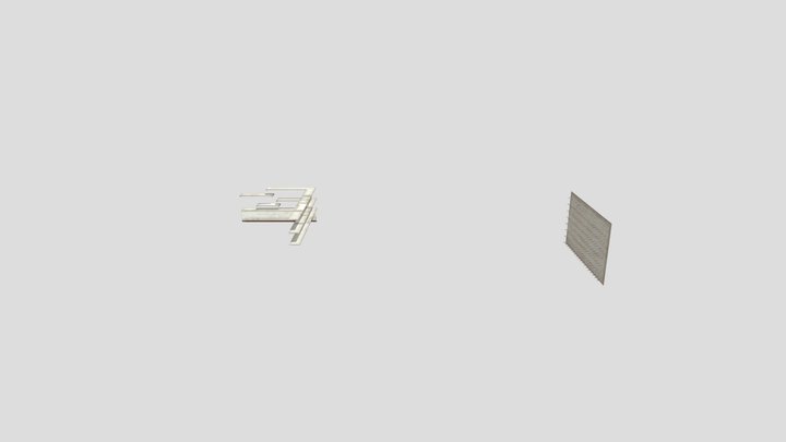 Shoes Rack 3D Model