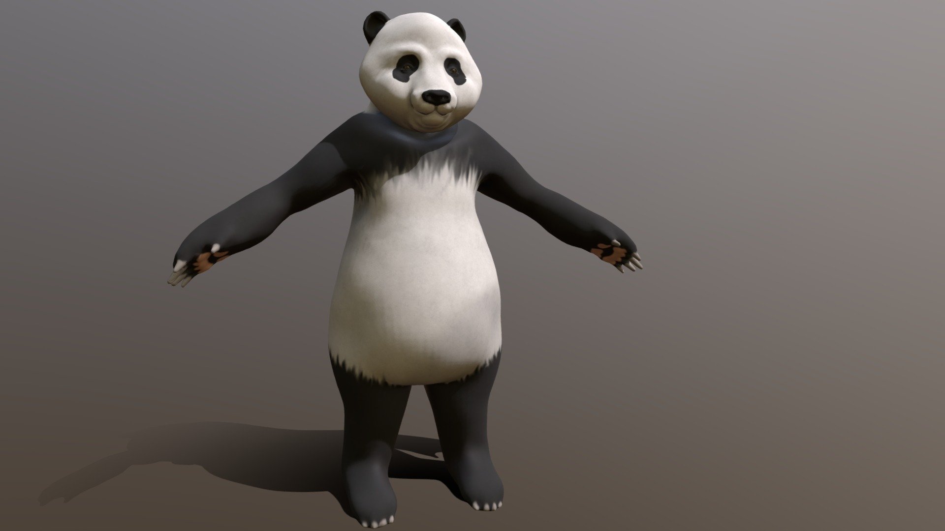 Panda Character - 3D model by AlexanderCrystal [3329448] - Sketchfab