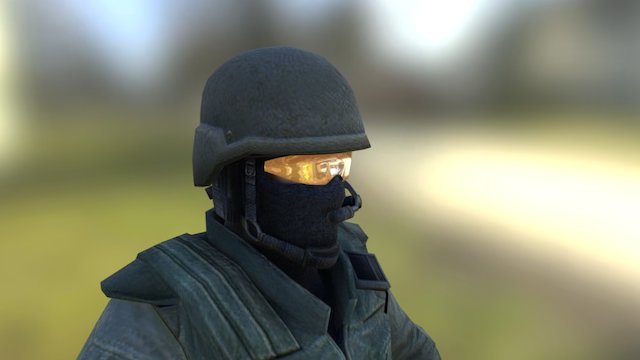 Counter Terrorist 3D Model