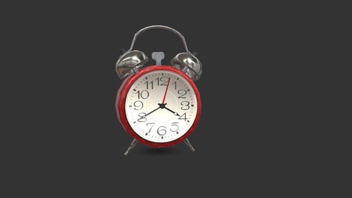 USSR alarm clock 3D Model