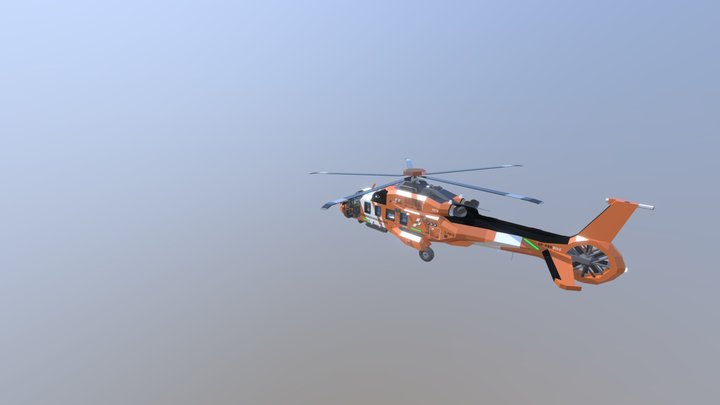 SA-H90 Aide - Super medium SAR helicopter 3D Model