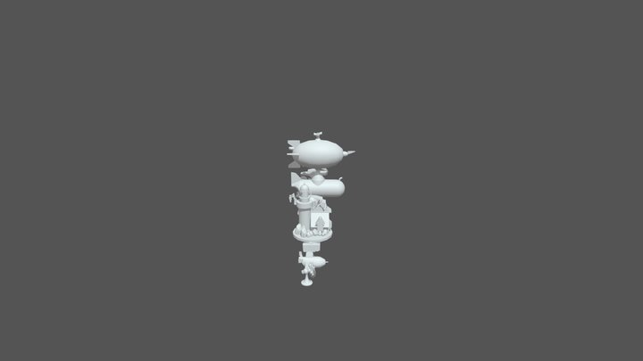 [XYZ School] 10 Block 3D Model