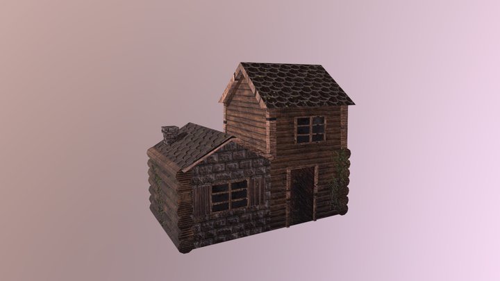 Medieval House 6 3D Model
