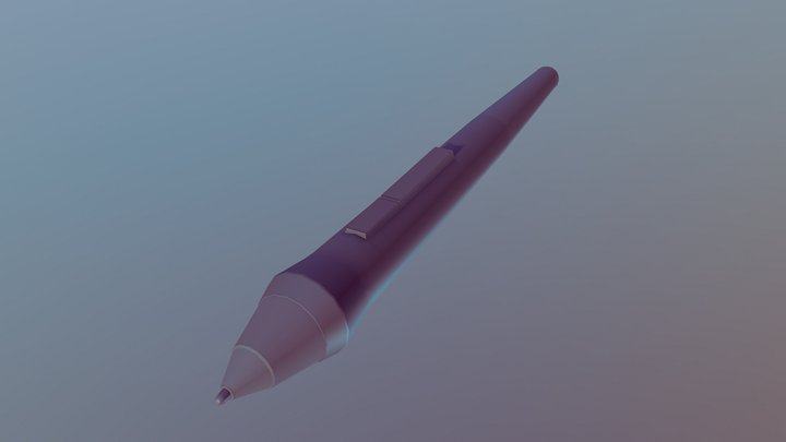 Wacom Stylus 3D Model