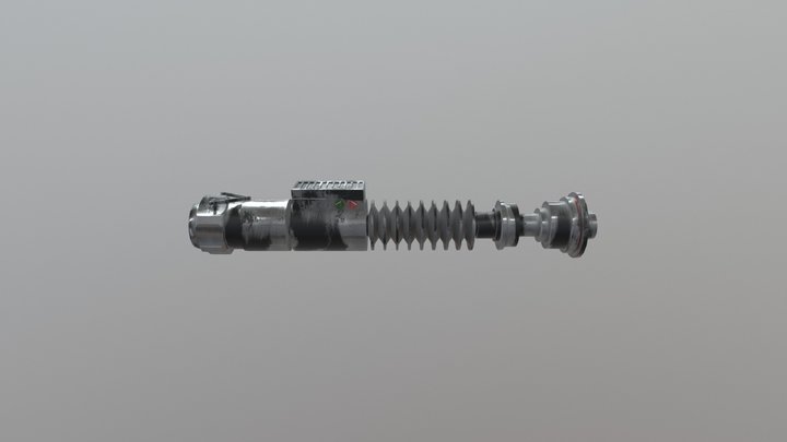 Luke Skywalker's ROTJ Lightsaber 3D Model