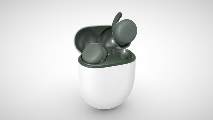 Pixel Buds 3D Model