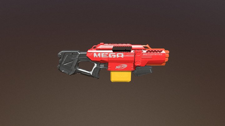 nerf gun 3D Model
