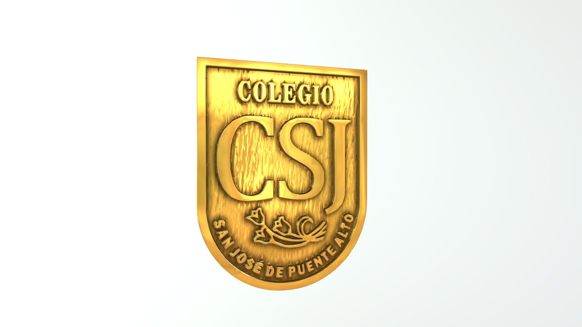 Pin Colegio CSJ - 3D model by Rubinstein3D [332d463] - Sketchfab