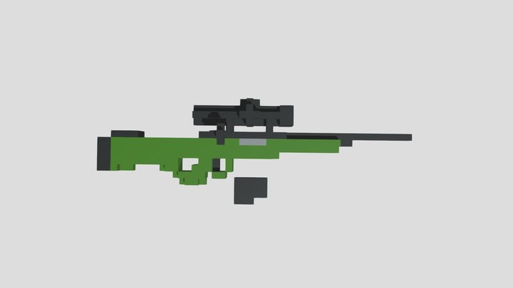 AWP Pixel 3D Model