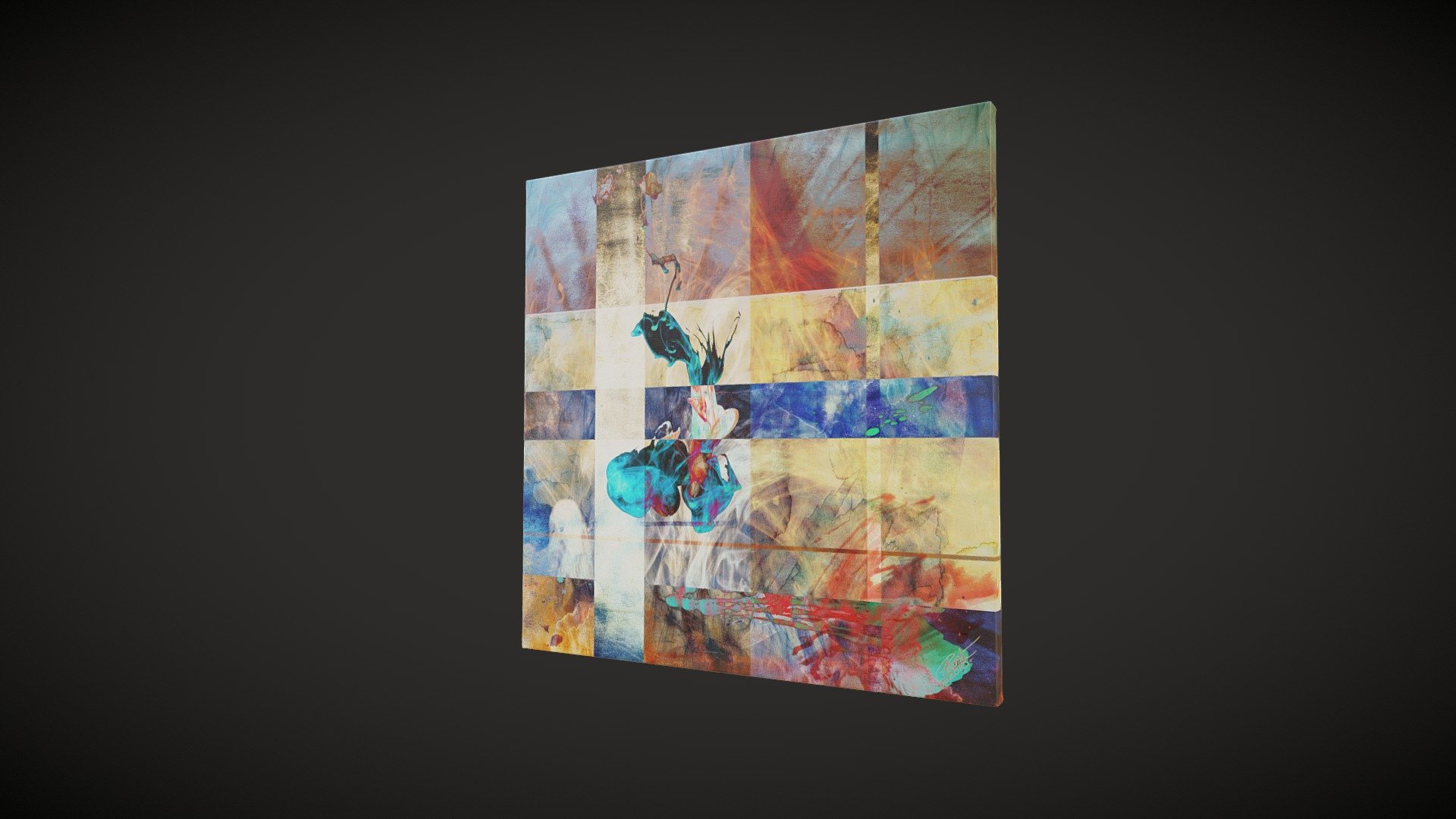 #1 Emotions - Paining frame — Sketchfab embed 3D viewer