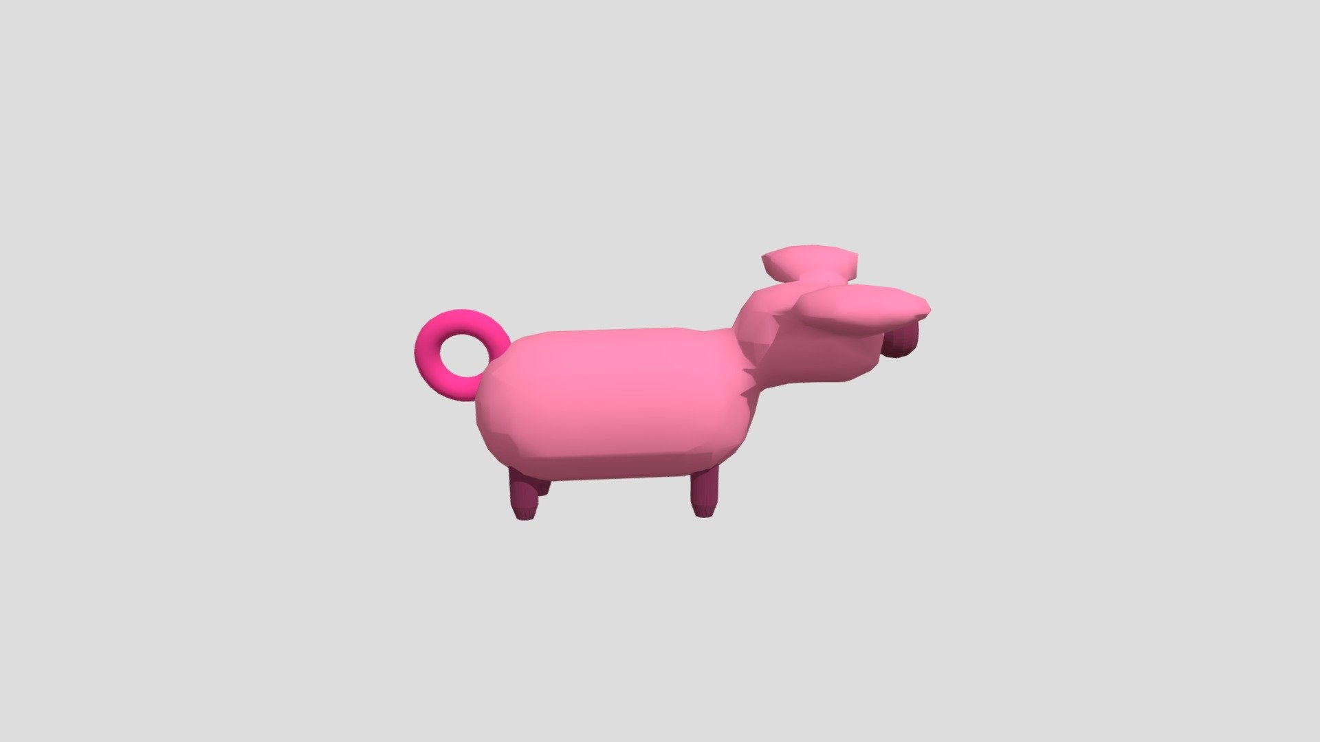 Piggy Fren Bacon — Sketchfab embed 3D viewer