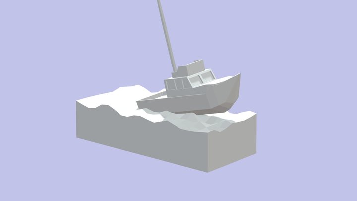 Boat Environment 3D Model