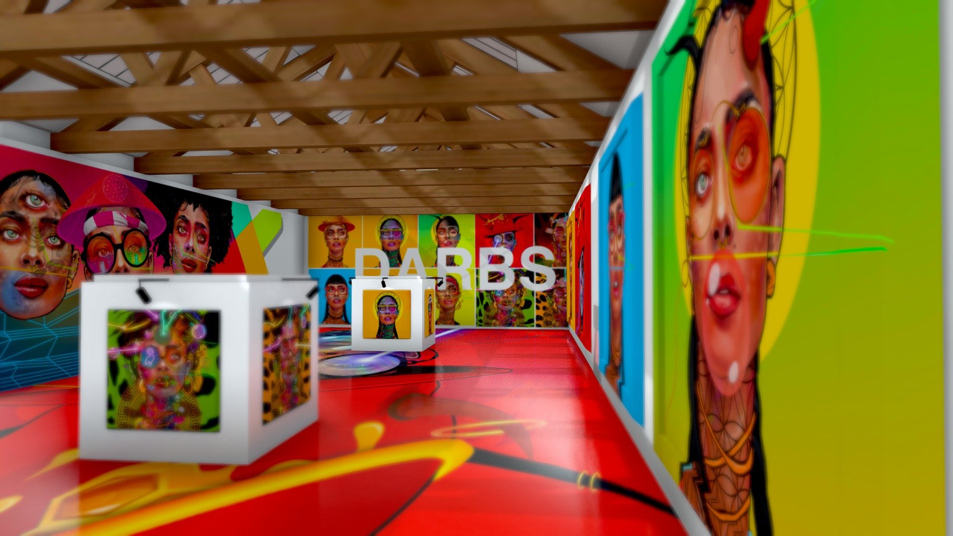 DARBS COLLECTION Broken Crayons “Solo Exhibit” 3D model by Broken