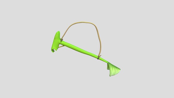 Banana-Leaf Whistle 3D Model