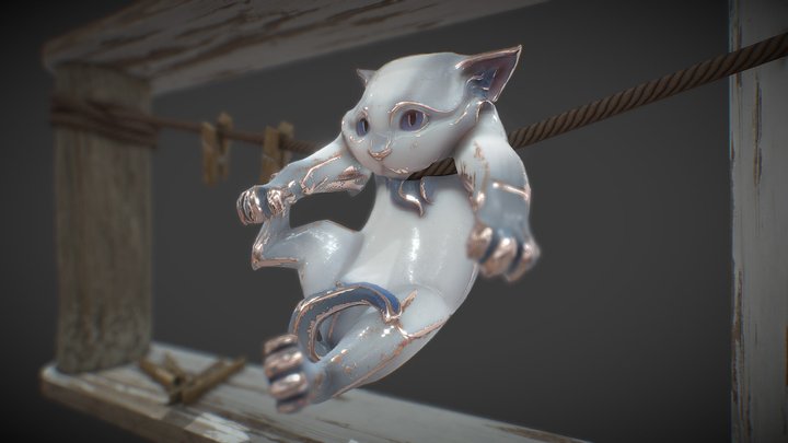 Kitty 3D Model