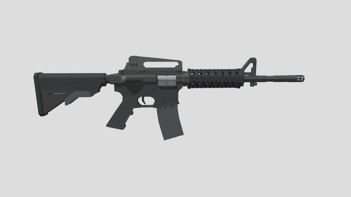 M4A1 2021 3D Model