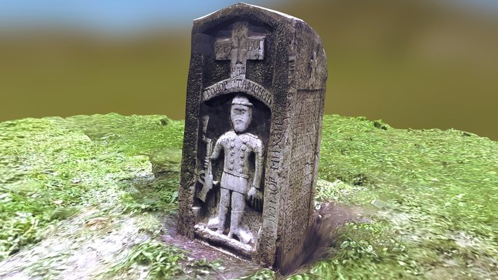 Tombstone of corporal Stamenic 3D Model