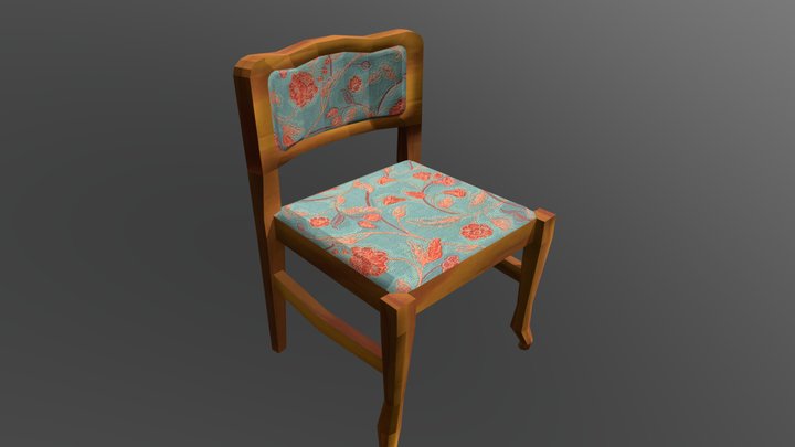 Dining Room Chair 3D Model