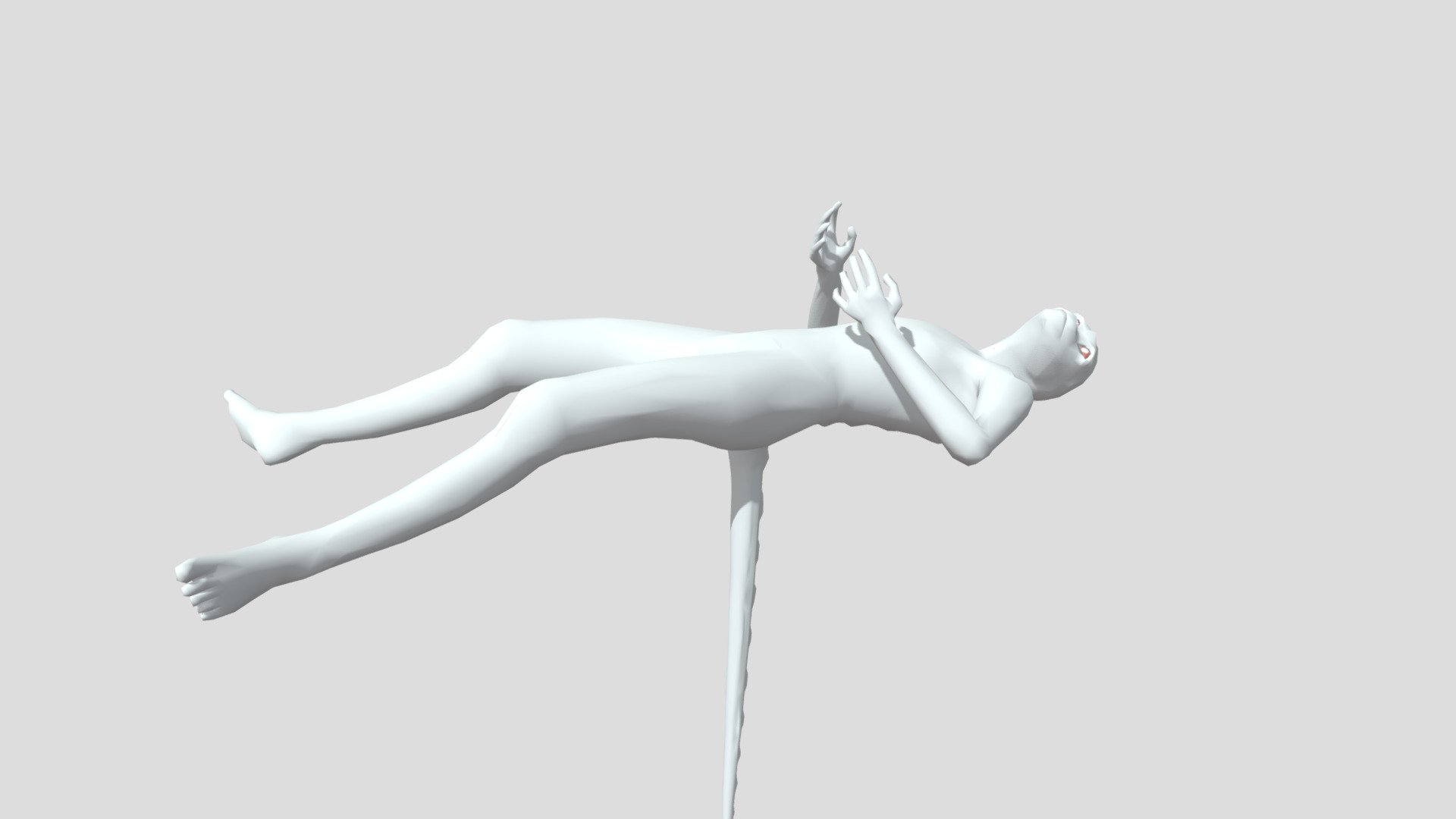 Laying Shrugging