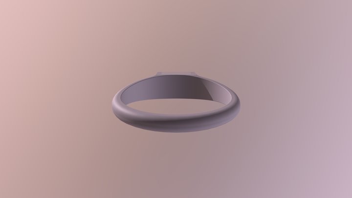 The Kingsley Collection: Female Ring 3D Model