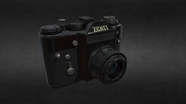 Photo camera "ZENIT" 3D Model