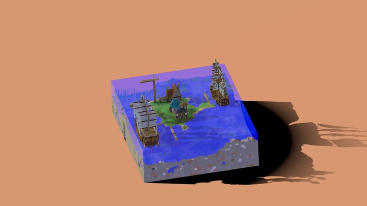 Ultra Glatz Dorf 3D Model